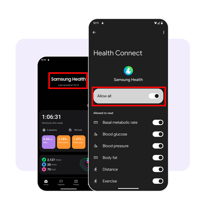 Samsung Health HC
