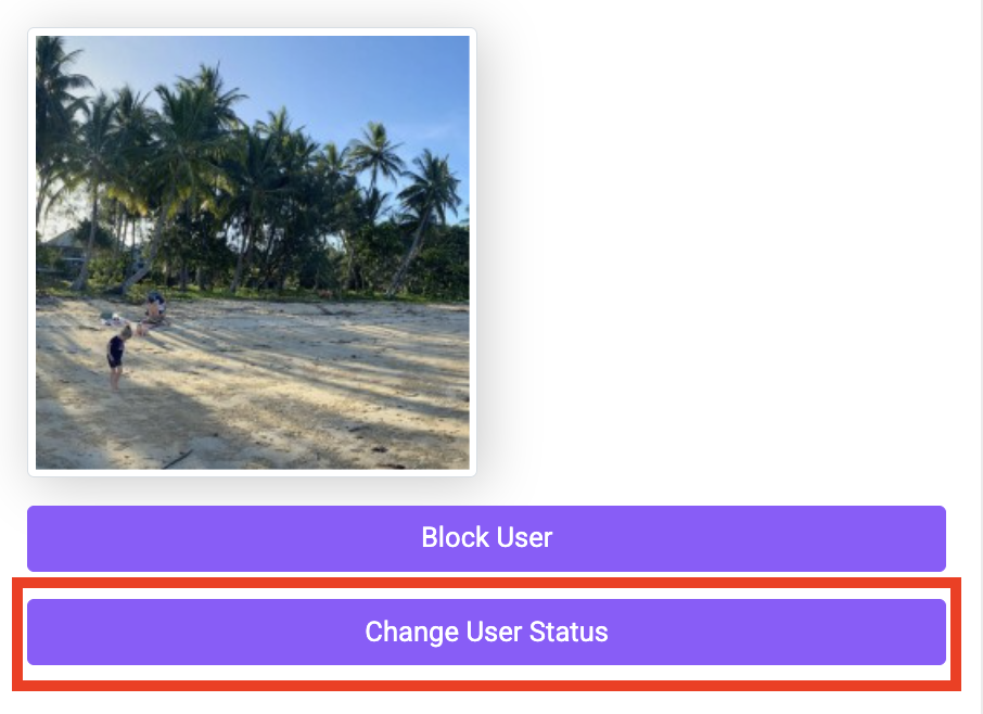 Change User Status