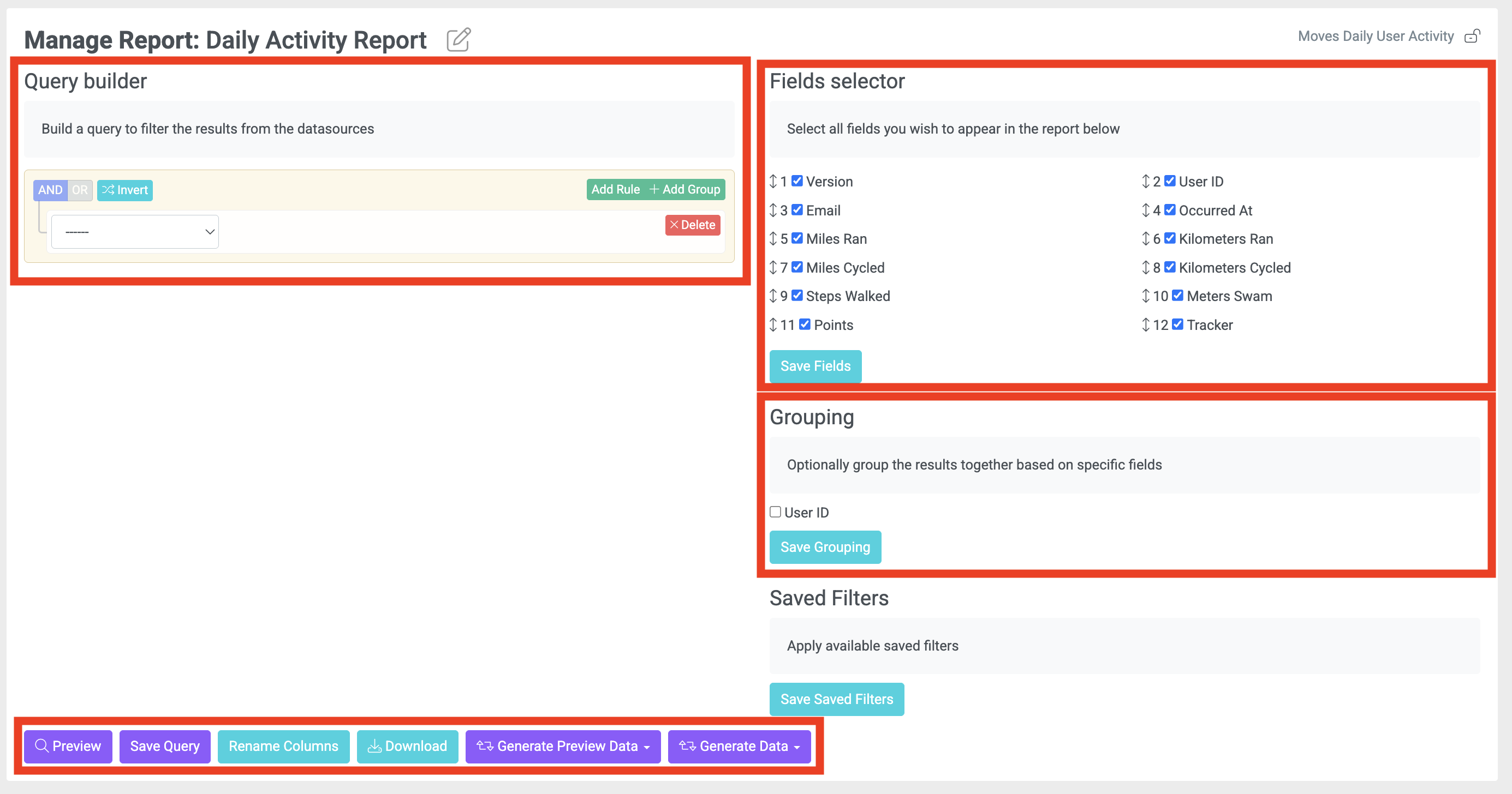 Manage Reports