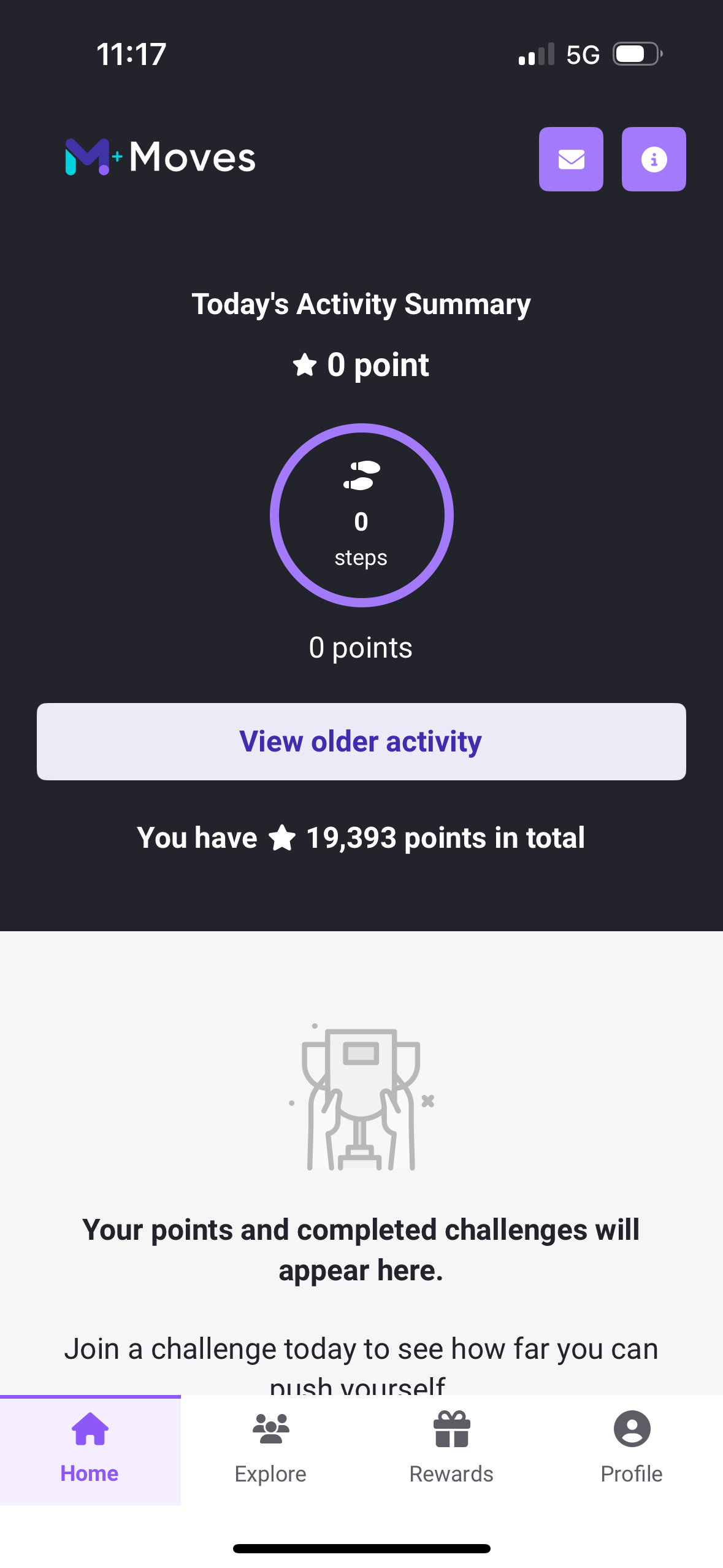 Moves+ Home Page