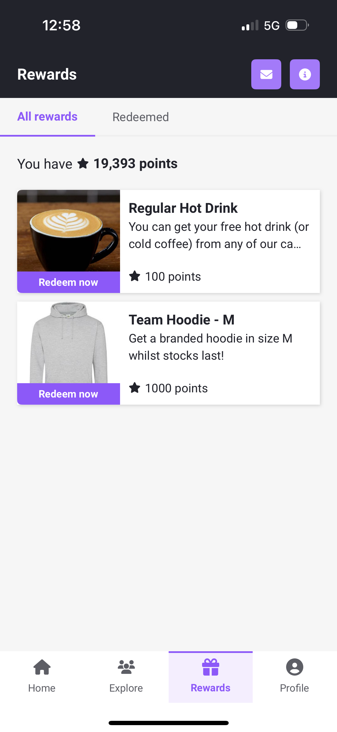 Review rewards
