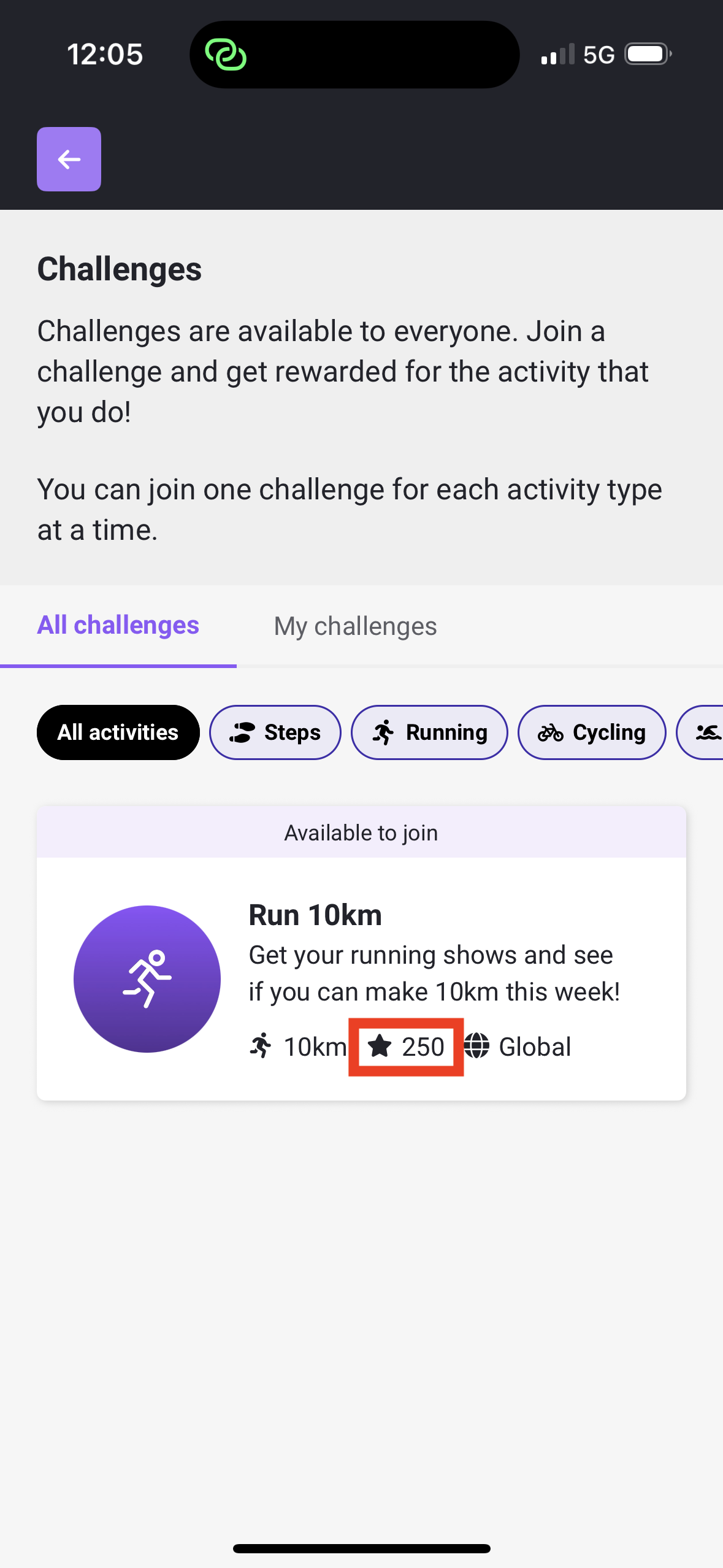 Challenge Points